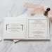 Celebration Invitation Card With Hard Cover White Wedding Invitation Customized